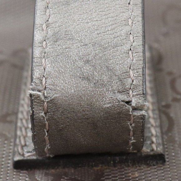 GUCCI GG implementation Tote Tote Bag Silver PVC coated canvas Women - Picture 3 of 8